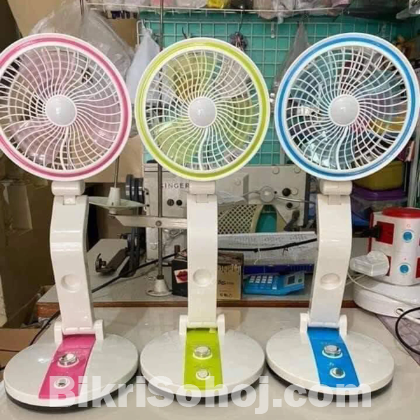 LR Rechargeable Fan with Light